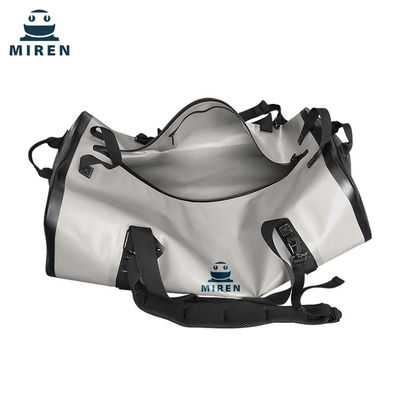 Wodoodporna torba sportowa Dry Bag 70 litrów Jasnoszary kolor Materiał TPU