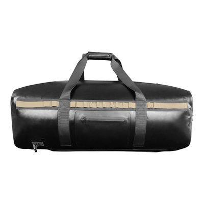 TPU Outdoor Wodoodporna sucha torba sportowa 120L Czarny kolor na kemping