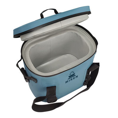 Niebieski kolor 12 puszek Cooler Bag, miękka izolowana torba na lunch wodoodporna na piknik
