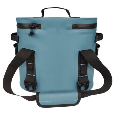 Niebieski kolor 12 puszek Cooler Bag, miękka izolowana torba na lunch wodoodporna na piknik