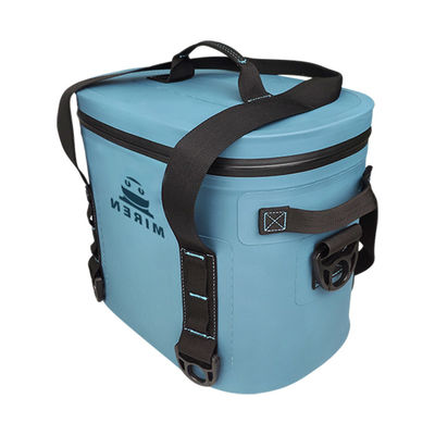 Niebieski kolor 12 puszek Cooler Bag, miękka izolowana torba na lunch wodoodporna na piknik