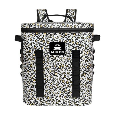 Wodoodporna torba piknikowa TPU, izolowany plecak chłodzący w kamuflażu Leopard 20L