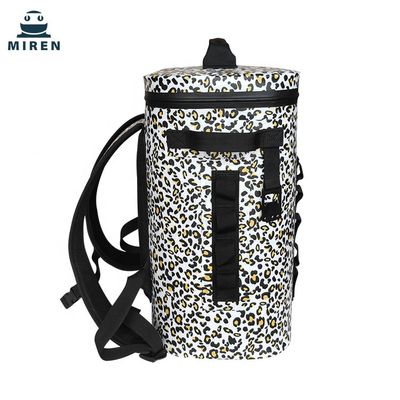 Wodoodporna torba piknikowa TPU, izolowany plecak chłodzący w kamuflażu Leopard 20L