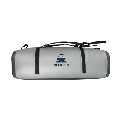 Jasnoszara wodoodporna torba sportowa 120 l do turystyki na świeżym powietrzu Camping