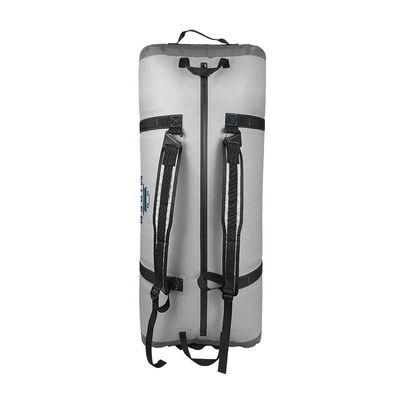 Jasnoszara wodoodporna torba sportowa 120 l do turystyki na świeżym powietrzu Camping